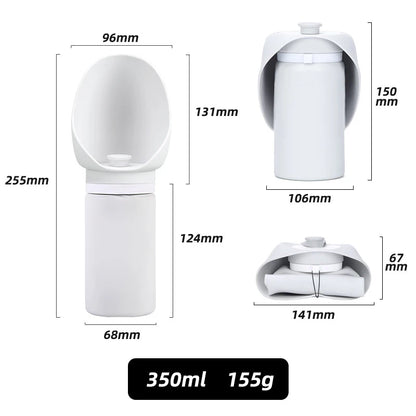 Pawmaro™ Foldable Dog Water Bottle – Leak-Proof Portable Pet Hydration Bottle